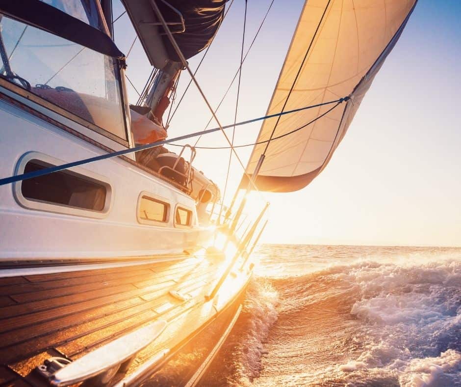 Sailing in Seychelles