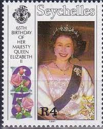 Queen Elizabeth II on Seychelles Stamp