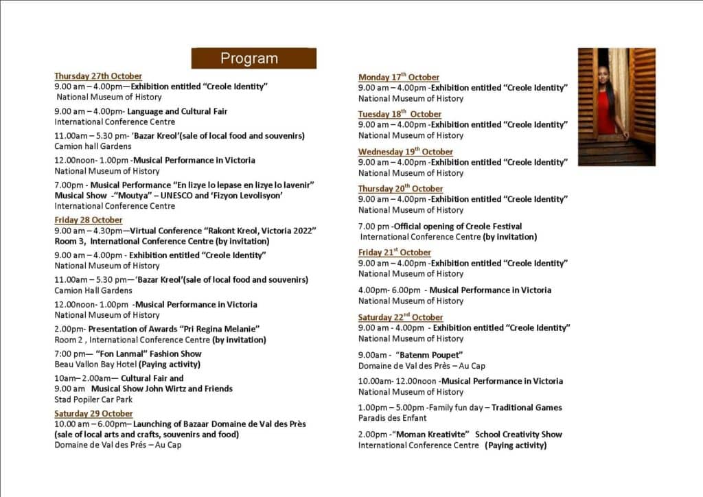 Festival Kreol - What's On