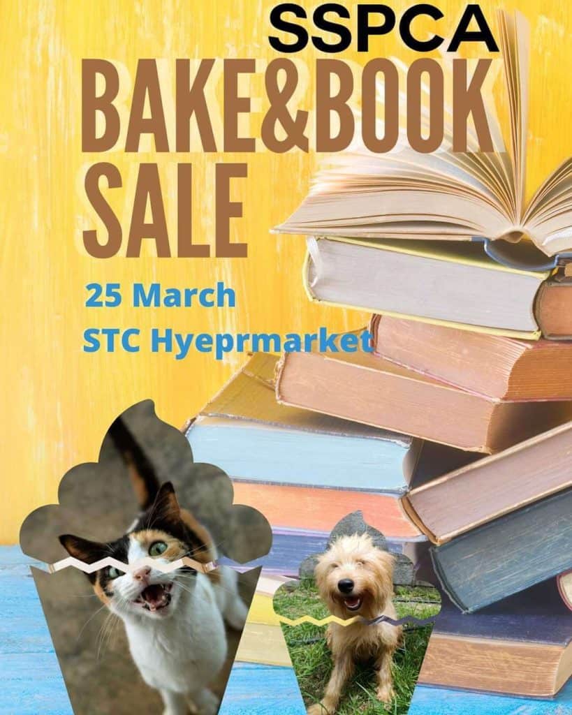 Book and Bake Sale for SSPCA