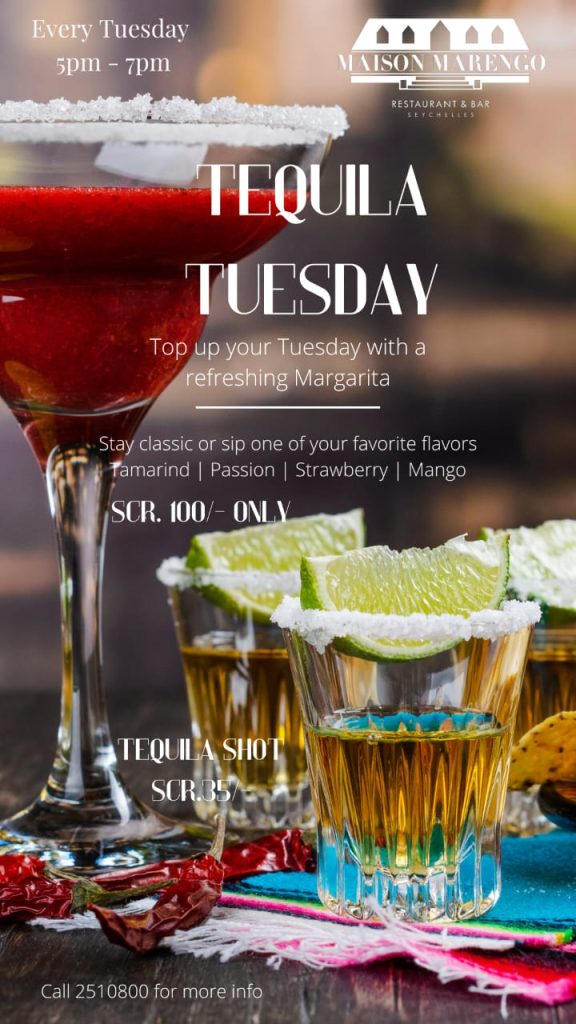 Tequila Tuesday at Maison Marengo