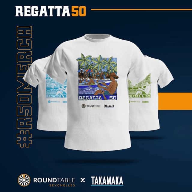 Seychelles Regatta T-shirts designed by George Camille