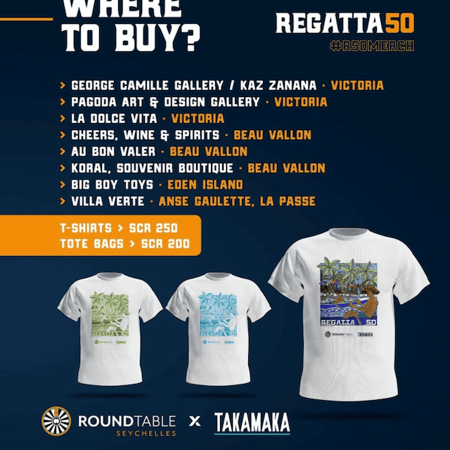 Where to buy Seychelles Regatta 50 merchandise