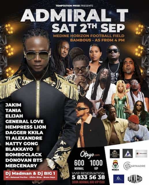 Admiral T live in Seychelles
