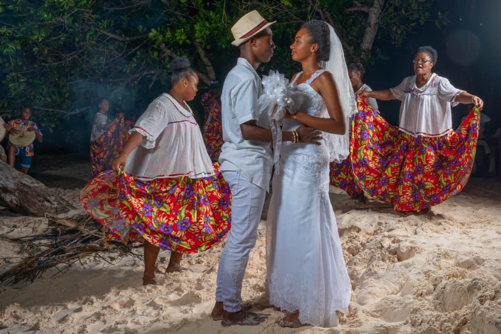 Michel Denousse - Traditional Wedding on beach La Digue